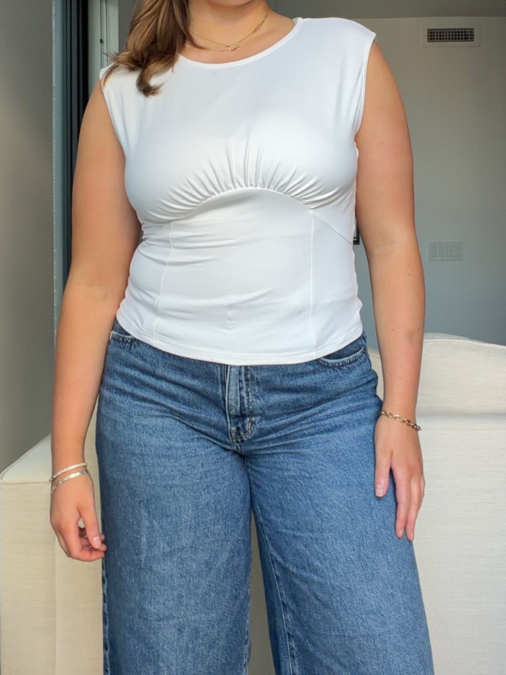 Maeve Shirred Corset Top - Picture 4 of 6